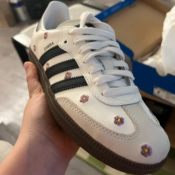 adidas | Shoes | Adidas Samba With Flowers | Poshmark